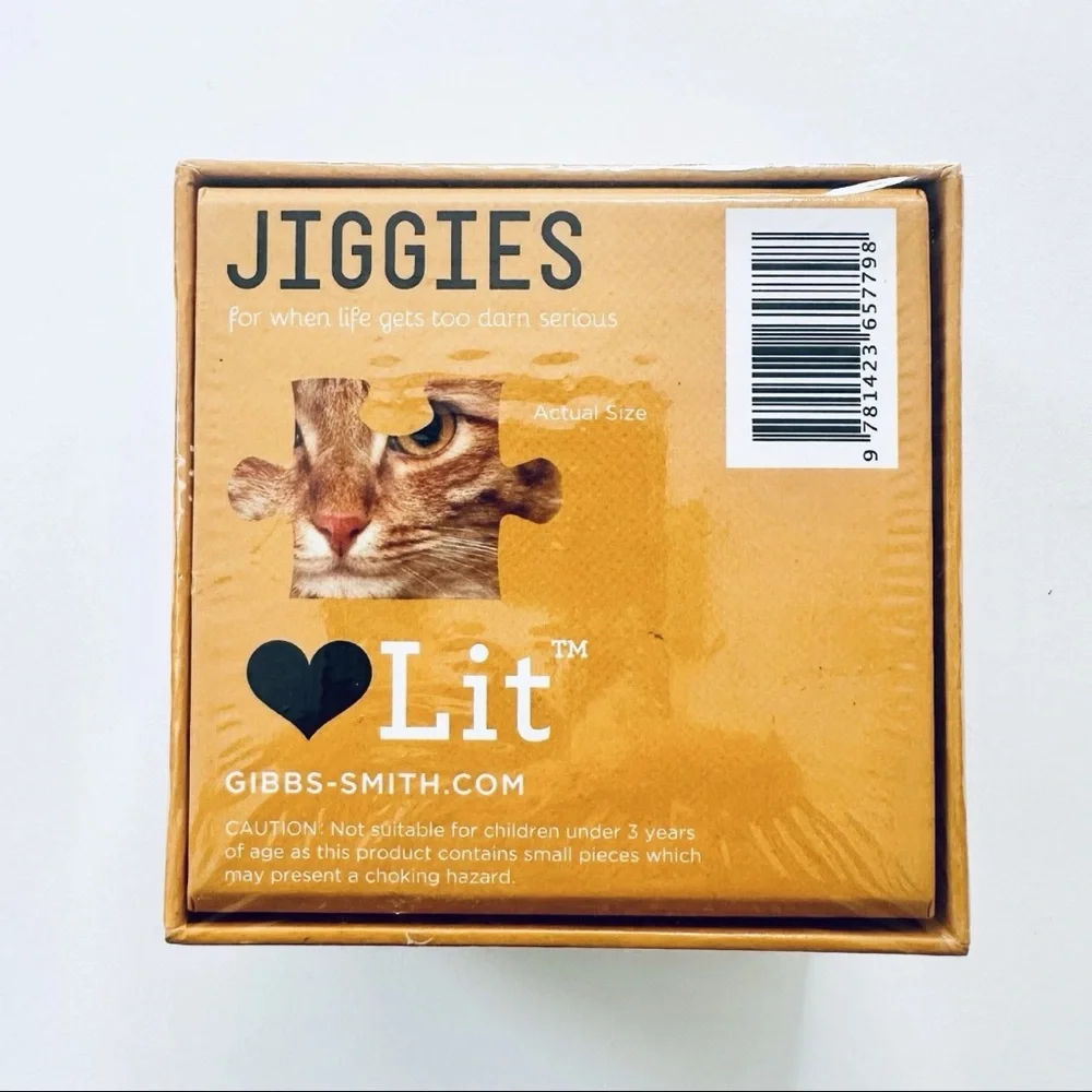 Jiggies Mini Cat 81 piece Puzzle - Brown and Tan